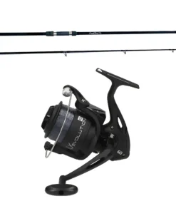 Allroundcombo 2,75 LBS – Crucial Carp Rod 3,60m Karpfenrute + Lineaeffe Silk Evolution FD 60 Spinnrolle mit Schnur