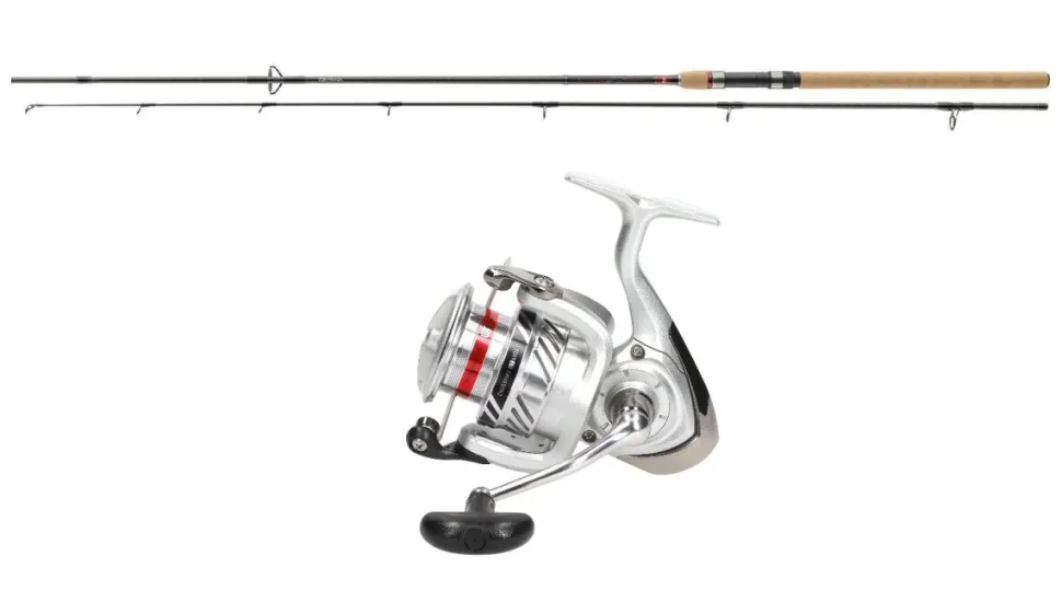 Angelset Spinncombo Daiwa Ninja Spin 2,70m / 8-35g mit Crossfire LT 4000-C Angelrolle