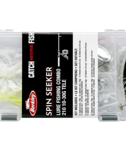 Berkley CMF Spin Seeker 2,10m 10-30g Tele Combo Rute Rolle Schnur Köder Set