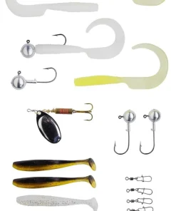 Berkley CMF Spin Seeker 2,40m 10-40g Tele Combo Rute Rolle Schnur Köder Set