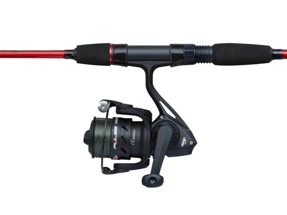 Berkley Pulse Combo 1,80m / 5-20g Spinnrute + Rolle 2500FD + Schnur + Köder