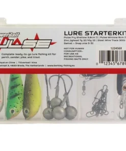 Berkley Pulse Spinncombo 1,80m 5-20g Spinnrute + Rolle 2500 + Schnur + Köder Barsch- Forellenangel
