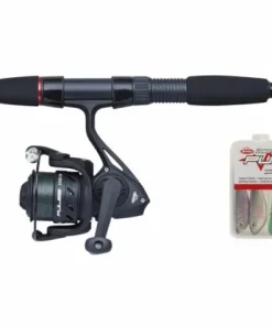 Berkley Pulse Tele Spinnrute 2,10m 5-20g Telerute + Rolle + Schnur Köder Angelset