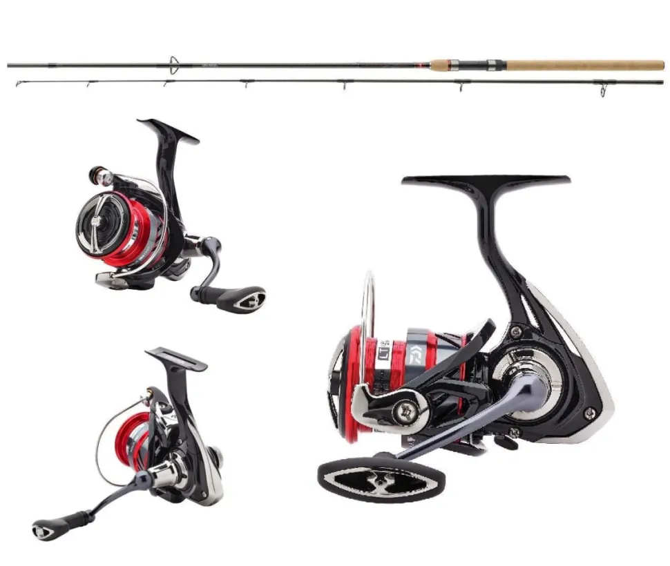 Bundle Ninja Forellencombo 2,10m / 10-30g + Ninja LT 2000 Spinncombo Angelset