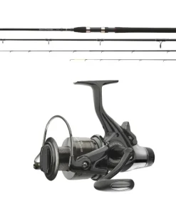 Daiwa Black Widow Feedercombo Medium 3,30m / 100g Feederute + Freilaufrolle
