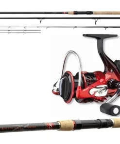 Daiwa Cormoran Ninja Method-Feeder Combo 3,30m / 80g Feederrute + Freilaufrolle
