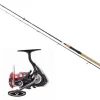 Daiwa Ninja Barschcombo 2,10m / 5-20g + Ninja LT Rolle Spinncombo Angelset