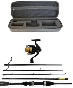 Daiwa Sweepfire Combo Reiserute 1,70m 3,5-12g 5-teilige Spinnrute mit Hardcase