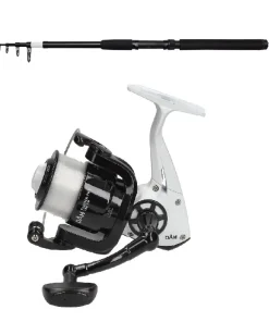 DAM Angel-Combo Set Allround Tele 3,60m 30-60g Teleskoprute + Rolle + Schnur Bundle