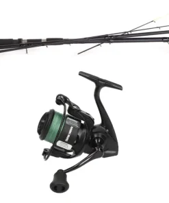 Feedercombo Beginner 3,30m bis 150g + Taipan 2000FD mit Schnur Angelset