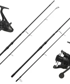 Karpfenset 2x Prologic C-Series Compact 10ft 3,00m 3,25lbs + 2x DAM Quick Runshift 3QF 5000FS