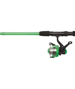 Kinetic LITTLE VIKING SC TELE COMBO 5'6"/165CM L 4-21G 5SEC 10-SC 1BB GREEN Bundle Angelset Angelcombo