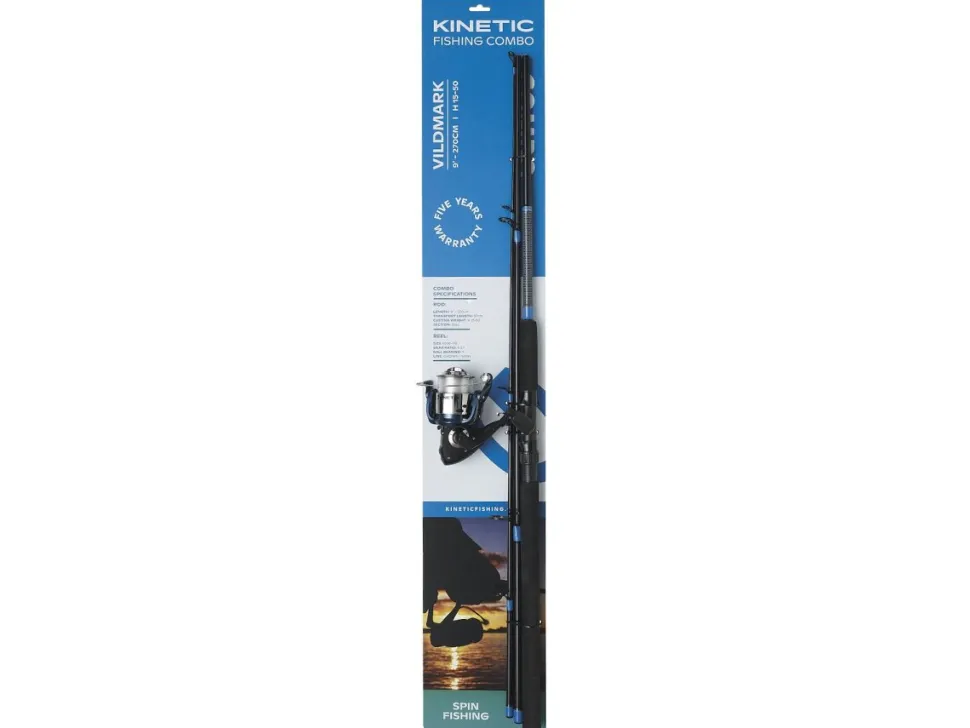 KINETIC VILDMARK CC 9'/270CM H 15-50G 3SEC 5000 FD 1BB 0.40MM MONO LINE