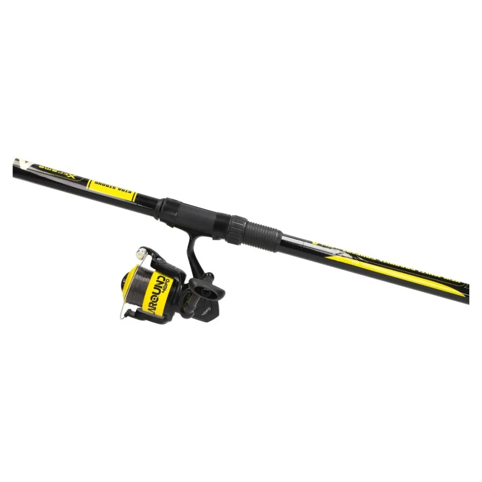 Lineaeffe Angel-Combo Set Allround Tele 3,60m 20-100g Teleskoprute + Rolle + Schnur Bundle