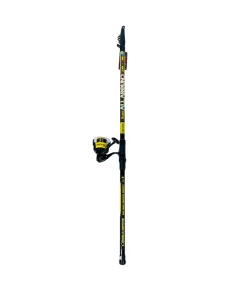 Lineaeffe Angel-Combo Set Allround Tele 3,60m 20-100g Teleskoprute + Rolle + Schnur Bundle