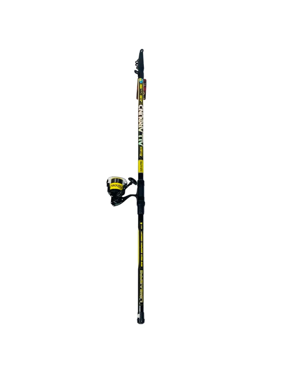 Lineaeffe Angel-Combo Set Allround Tele 3,60m 20-100g Teleskoprute + Rolle + Schnur Bundle