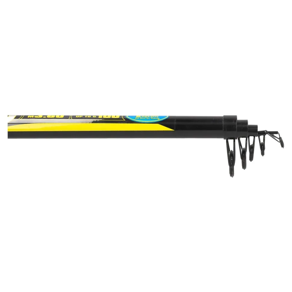Lineaeffe Angel-Combo Set Allround Tele 3,60m 20-100g Teleskoprute + Rolle + Schnur Bundle