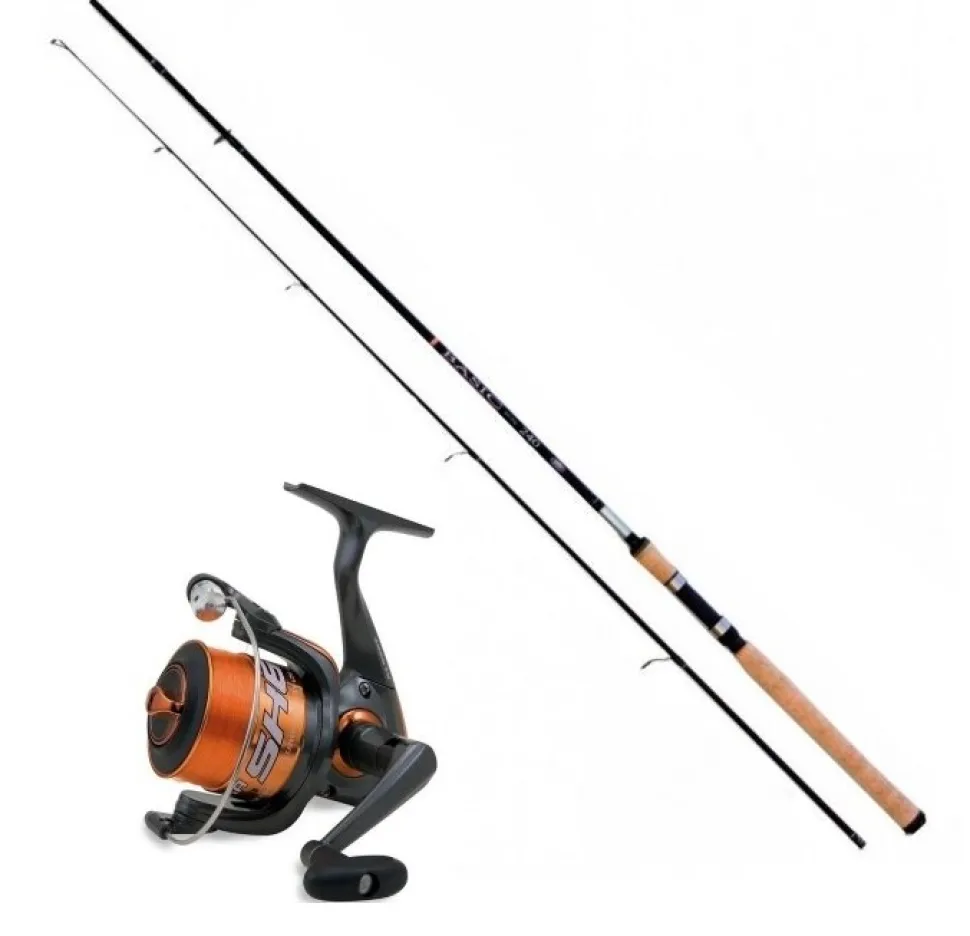 Lineaeffe Basic Combo 7 Rute 3,00m / bis 35g + Frontbremsrolle + Schnur Set