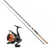 Lineaeffe Basic Combo 4 Rute 2,10m / bis 55g + Frontbremsrolle + Schnur  Set