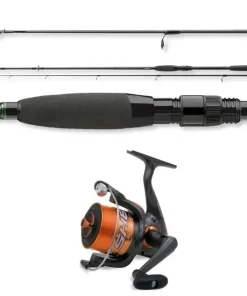 Lineaeffe Basic Combo 5 Rute 2,40m 40g Spinnrute + Frontbremsrolle + Schnur  Set