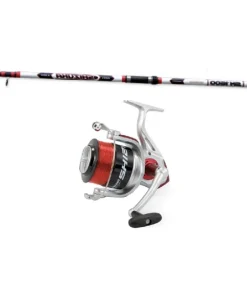 Lineaeffe Tele Brandungscombo 4,20m / bis 220g + Weitwurfrolle + Schnur Surfcombo Set
