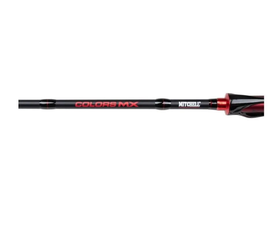 Mitchell Colors MX Red 702L 2,13m 3-14g + 2000FD Rolle Combo Spinncombo