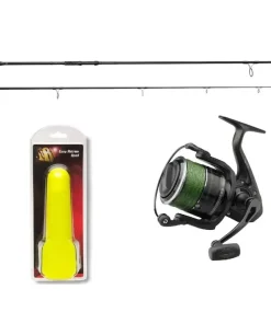 Prologic / DAM Spodcombo 3,60m / 4,5lbs + Spodrolle bespult + Futterrakete Combo Karpfenset