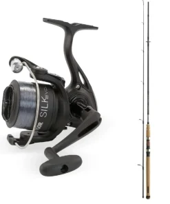 Raubfischangel COMBO SET Spinnrute 1,80m / 5-25g + Spinnrolle + Schnur Komplett