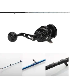 Savage Gear Jigging Combo 1,80m 60-180g + SGS10 Jigging Linkshand Multirolle