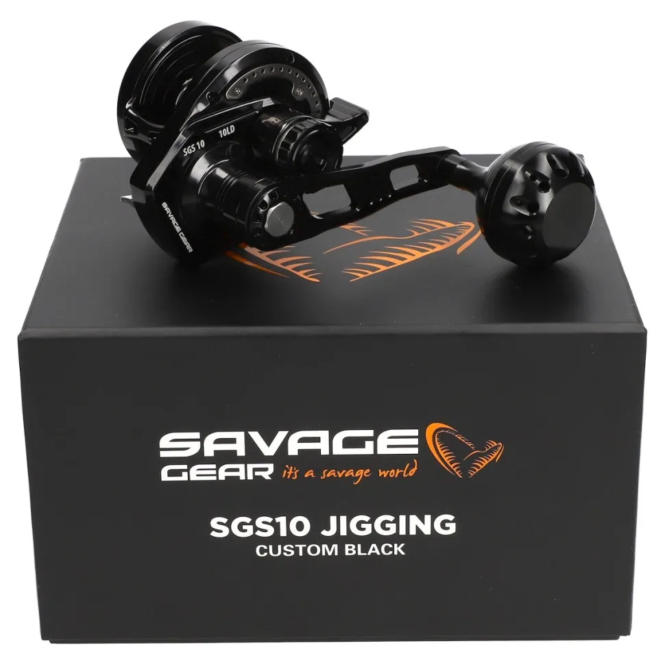 Savage Gear Jigging Combo 1,80m 60-180g + SGS10 Jigging Linkshand Multirolle