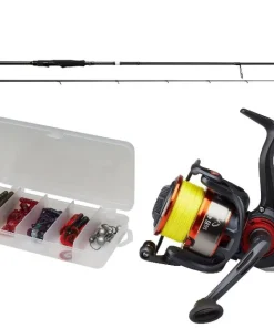 Savage Gear SG2 Allround Combo 2,21m 7-23g Spinnrute + Rolle inkl. geflochtener Schnur + Kunstköder