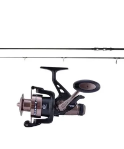 Shakespeare Cypry Karpfencombo 12ft 3,60m 2,75lbs + Freilaufrolle Angelset Karpfenangeln