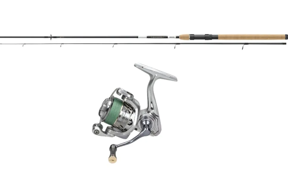 Ultra Light Combo Cormoran Black Master 2.05m / 3-14g + Mostal Taipan UL Braid Spinnrolle