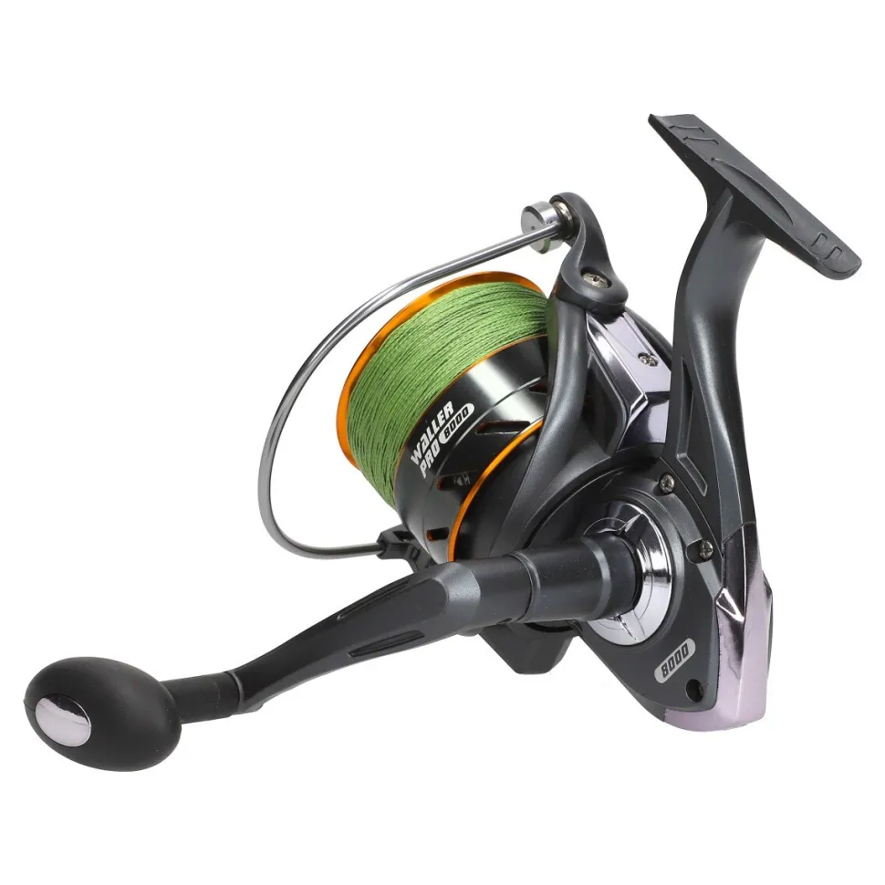 Welscombo Ugly Stik 3,30m / 120-200g Silurus Distance + EFT Waller Pro 8000 Großfisch Angelrolle