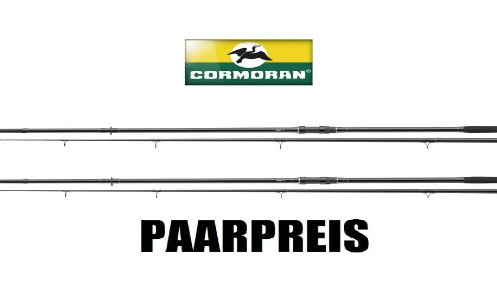2x Cormoran Pro Carp-XR Karpfenrute 3,60m 3,50lb PAARPREIS SET COMBO