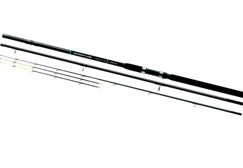 2x Cormoran Sportline Feeder 3,30m 50-150g Feederrute mit Wechselspitzen Paarpreis